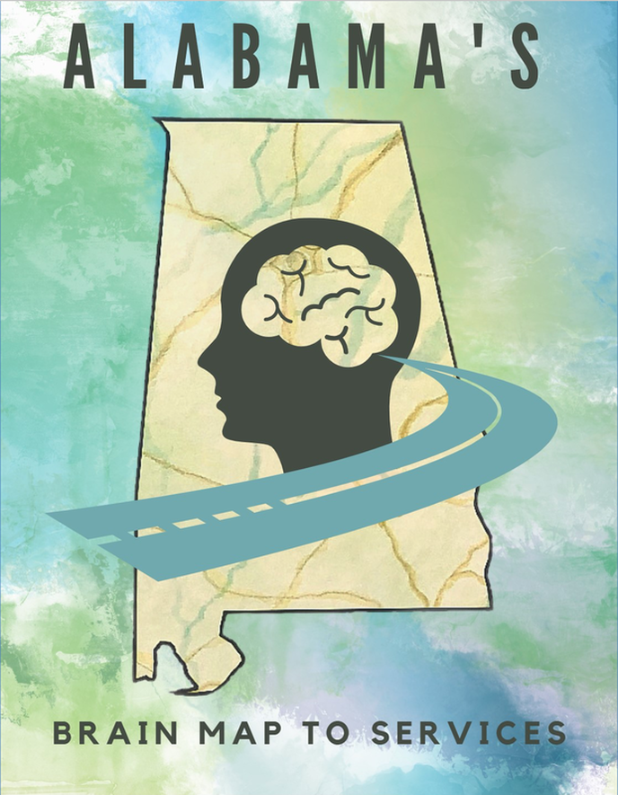 Front cover of the Alabama Brain Map
